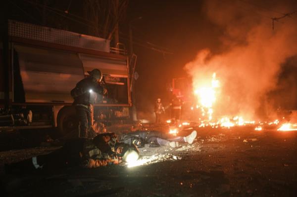 Ukraine suffered more casualties on Thursday after a drone strike hit a residential neighborhood in Kharkiv. 