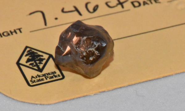 The diamond is 7.46 carats. 