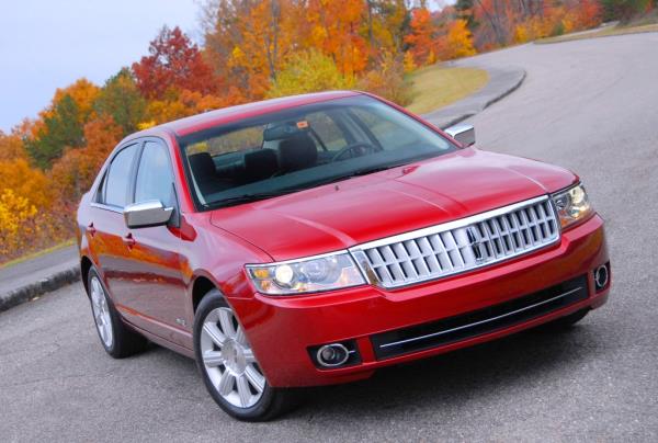 The Lincoln MKZ four-door sedan 