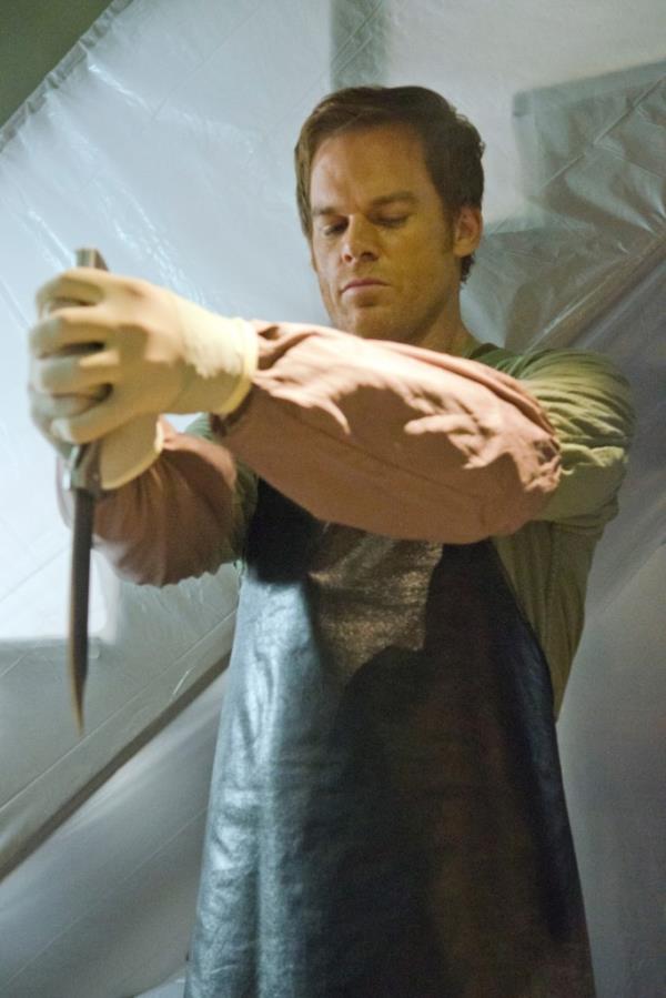 Michael C. Hall playing Dexter in Season 7, circa December 2012.