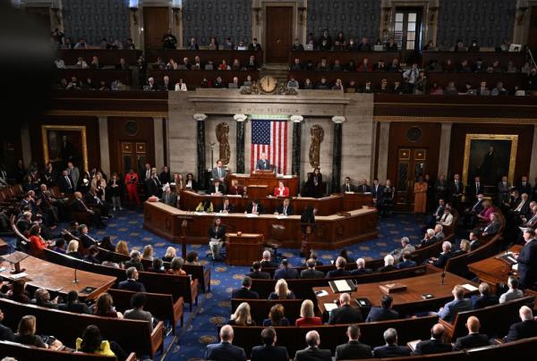 Members of Co<em></em>ngress are gathered  at Capitol Hill