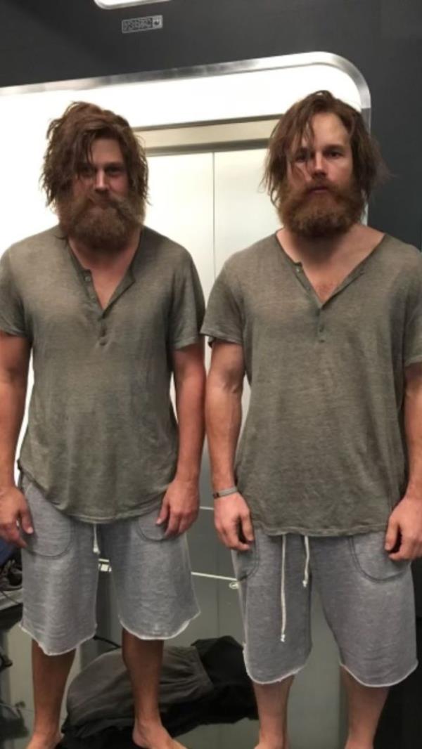 Chris Pratt paid tribute to his stunt double Tony McFarr with a slew of pictures posted to Instagram.