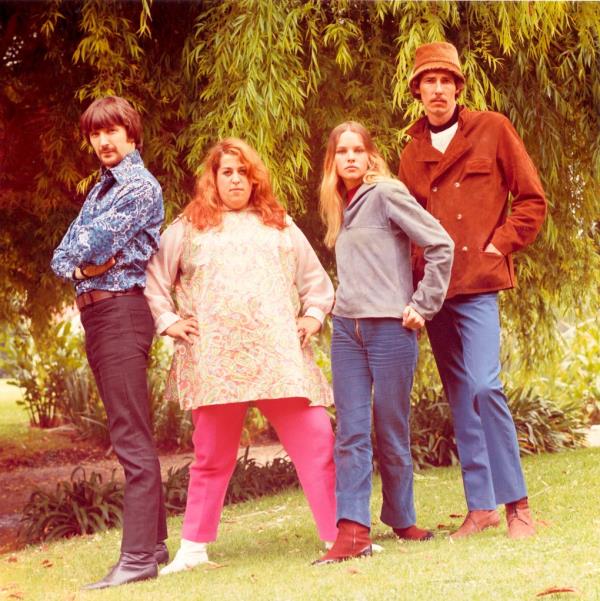 The Mamas and the Papas pose 