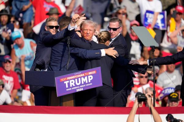 Trump survived two assassination attempts, one in Bulter, Pa, and the other in Florida.