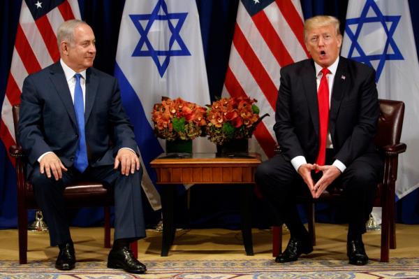 Benjamin Netanyahu, Do<em></em>nald Trump