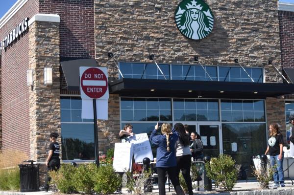 Workers at more than 100 Starbucks locations walked out last year on Red Cup Day.