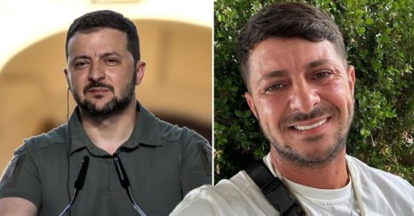 Volodymyr Zelensky的二重身被发现在意大利卖鱼