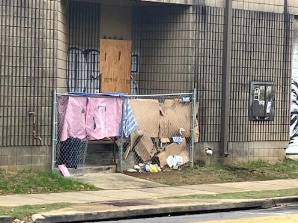 Railroad Park homeless camp
