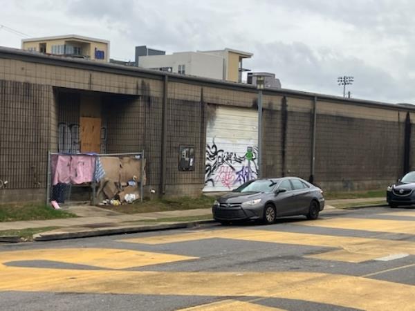 Railroad Park homeless camp